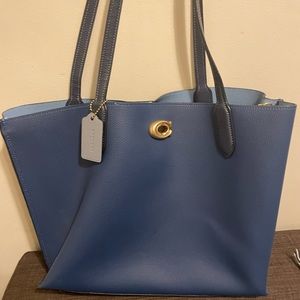 Gorgeous Blue Coach Tote